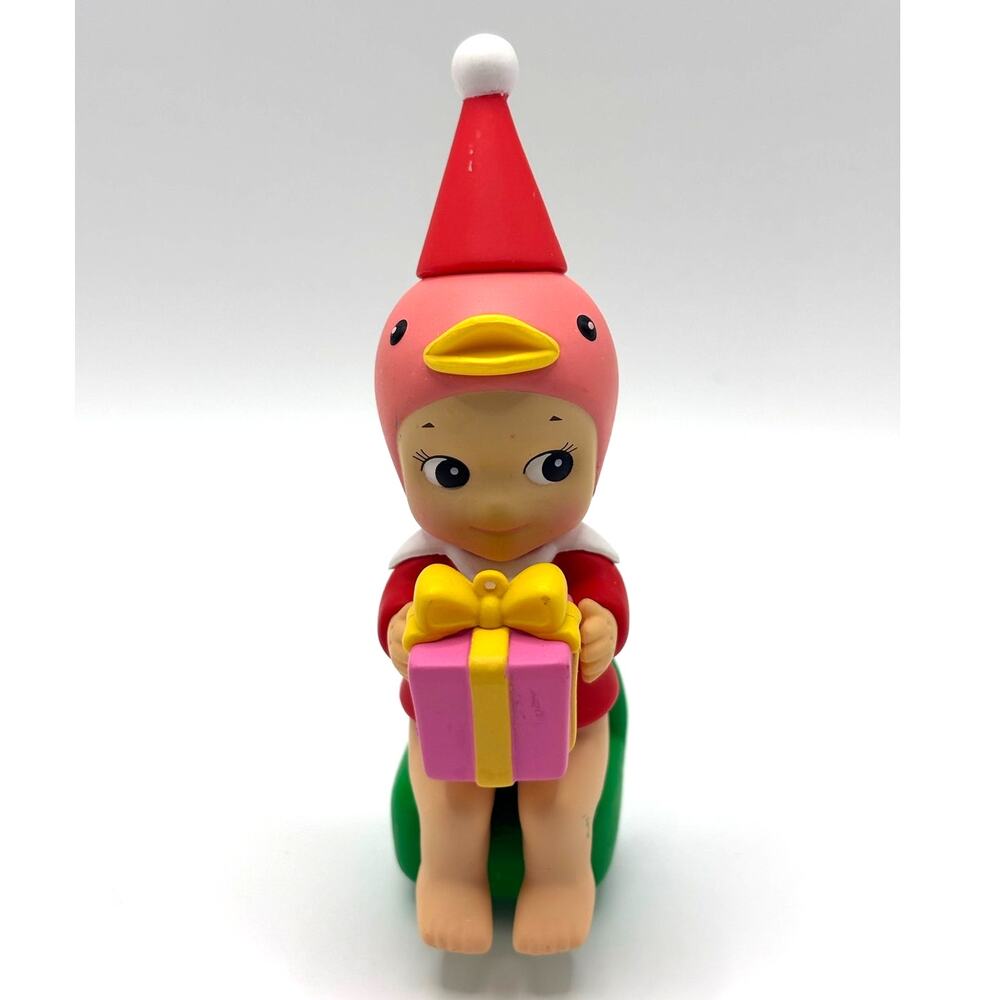 Authentic Sonny Angel Duck Mini Figure, Santa's Little Helper Series